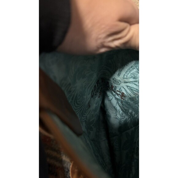 Corral Fringed Studded Tall Leather Cowboy Boots Women’s Size 7 - Picture 10 of 10